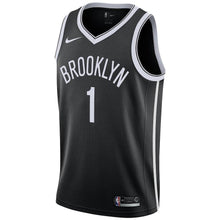 Load image into Gallery viewer, 1-D'Angelo Russell Brooklyn Nets Swingman Jersey - Black - Icon Edition