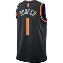 Load image into Gallery viewer, 1-Devin Booker Phoenix Suns Swingman Jersey - Statement Edition – Black