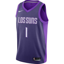 Load image into Gallery viewer, 1-Devin Booker Phoenix Suns Swingman Jersey Purple - City Edition