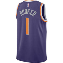 Load image into Gallery viewer, 1-Devin Booker Phoenix Suns Swingman Jersey Purple - Icon Edition
