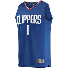 Load image into Gallery viewer, 1-Jawun Evans LA Clippers Player Jersey - Icon Edition – Royal