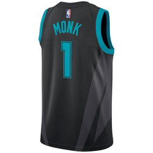Load image into Gallery viewer, 1-Malik Monk Charlotte Hornets  Swingman Jersey – City Edition – Black