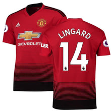 Load image into Gallery viewer, 14-Jesse Lingard Manchester United 2018-19 Home Player Jersey – Red