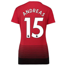 Load image into Gallery viewer, 15-Andreas Pereira Manchester United Women's 18-19 Home Jersey – Red