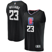 Load image into Gallery viewer, 23-Lou Williams LA Clippers  Jersey Black - Statement Edition