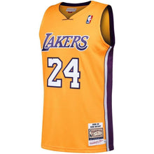 Load image into Gallery viewer, 24-Kobe Bryant Los Angeles Lakers  Hardwood Classics Authentic Jersey - Gold