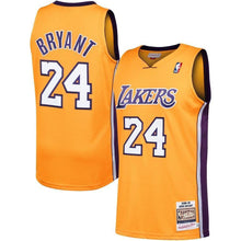 Load image into Gallery viewer, 24-Kobe Bryant Los Angeles Lakers  Hardwood Classics Authentic Jersey - Gold