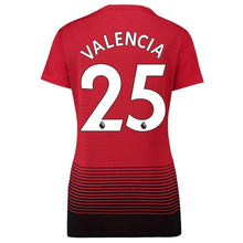 Load image into Gallery viewer, 25-Antonio Valencia Manchester United Women's 18-19 Home Jersey – Red