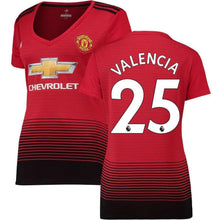 Load image into Gallery viewer, 25-Antonio Valencia Manchester United Women's 18-19 Home Jersey – Red
