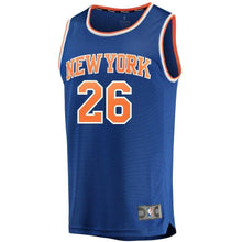 Load image into Gallery viewer, 26-Mitchell Robinson New York Knicks  Jersey - Icon Edition - Blue'
