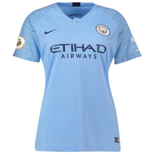 Load image into Gallery viewer, 26-Riyad Mahrez Manchester City Women's 2018-19 Home Stadium Player Jersey – Blue