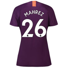 Load image into Gallery viewer, 26-Riyad Mahrez Manchester City Women's 2018-19 Third Stadium Player Jersey – Purple