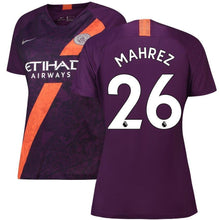 Load image into Gallery viewer, 26-Riyad Mahrez Manchester City Women's 2018-19 Third Stadium Player Jersey – Purple