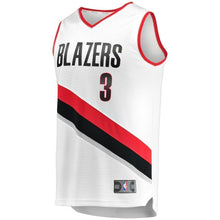 Load image into Gallery viewer, 3-C.J. McCollum Portland Trail Blazers  Jersey - Association Edition – White