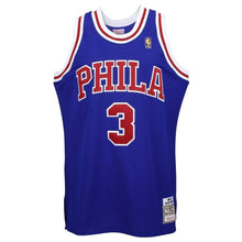 Load image into Gallery viewer, 3- Philadelphia 76ers  Allen Iverson '96-'97 Hardwood Classics 50 Year Anniversary Throwback Premium Jersey