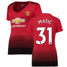 Load image into Gallery viewer, 31-Nemanja Matic Manchester United Women's 18-19 Home Jersey – Red