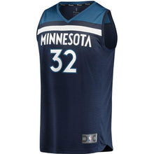 Load image into Gallery viewer, 32-Karl-Anthony Towns Minnesota Timberwolves  Jersey Navy - Icon Edition