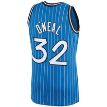 Load image into Gallery viewer, 32-Shaquille O'Neal Orlando Magic  1994-95 Hardwood Classics Swingman Jersey – Blue