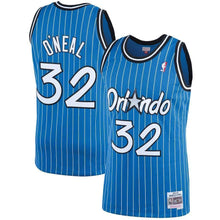 Load image into Gallery viewer, 32-Shaquille O'Neal Orlando Magic  1994-95 Hardwood Classics Swingman Jersey – Blue