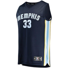 Load image into Gallery viewer, 33-Marc Gasol Memphis Grizzlies Jersey Navy - Icon Edition
