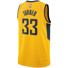 Load image into Gallery viewer, 33-Myles Turner Indiana Pacers  Swingman Jersey - Statement Edition – Gold