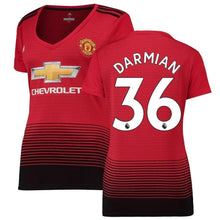 Load image into Gallery viewer, 36-Matteo Darmian Manchester United Women's 18-19 Home Jersey – Red