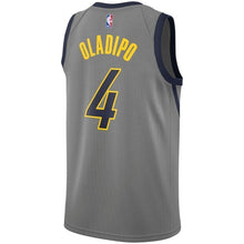 Load image into Gallery viewer, 4-Victor Oladipo Indiana Pacers  Swingman Jersey – City Edition – Gray