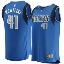 Load image into Gallery viewer, 41-Dirk Nowitzki Dallas Mavericks Jersey Blue - Icon Edition