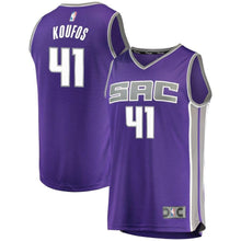 Load image into Gallery viewer, 41-Kosta Koufos Sacramento Kings  Jersey - Purple