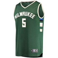 Load image into Gallery viewer, 5-D.J. Wilson Milwaukee Bucks Jersey Green - Icon Edition
