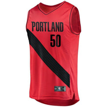 Load image into Gallery viewer, 50-Caleb Swanigan Portland Trail Blazers  Jersey - Statement Edition - Red