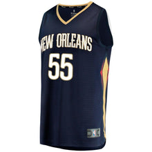 Load image into Gallery viewer, 55-E'Twaun Moore New Orleans Pelicans Jersey - Icon Edition – Navy