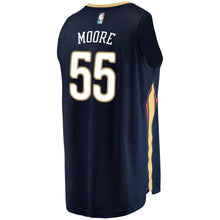 Load image into Gallery viewer, 55-E'Twaun Moore New Orleans Pelicans Jersey - Icon Edition – Navy