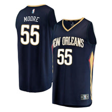 Load image into Gallery viewer, 55-E'Twaun Moore New Orleans Pelicans Jersey - Icon Edition – Navy