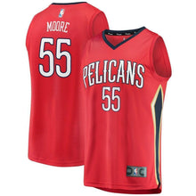 Load image into Gallery viewer, 55-E'Twaun Moore New Orleans Pelicans  Jersey Red - Statement Edition