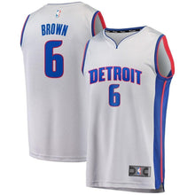 Load image into Gallery viewer, 6-Bruce Brown Detroit Pistons Jersey Gray - Statement Edition