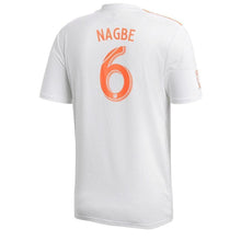 Load image into Gallery viewer, 6-Darlington Nagbe Atlanta United FC King Peach Player Jersey – White