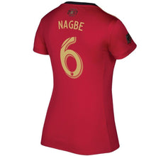 Load image into Gallery viewer, 6-Darlington Nagbe Atlanta United FC Women's 2017-18 Primary Jersey – Red-Black