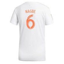 Load image into Gallery viewer, 6-Darlington Nagbe Atlanta United FC Women's King Peach Player Jersey – White