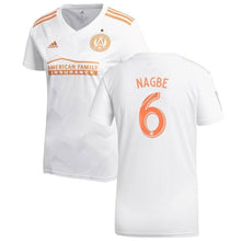 Load image into Gallery viewer, 6-Darlington Nagbe Atlanta United FC Women's King Peach Player Jersey – White