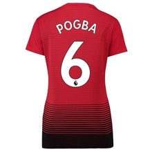 Load image into Gallery viewer, 6-Paul Pogba Manchester United Women's 18-19 Home Jersey – Red