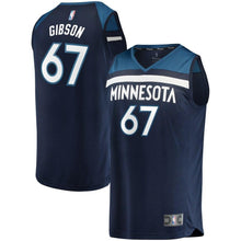 Load image into Gallery viewer, 67-Taj Gibson Minnesota Timberwolves  Jersey Green - Icon Edition – Navy