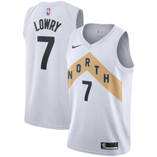Load image into Gallery viewer, 7-Kyle Lowry Toronto Raptors 2018-19 Swingman Jersey – City Edition – White
