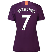 Load image into Gallery viewer, 7-Raheem Sterling Manchester City Women's 2018-19 Third Stadium Player Jersey – Purple