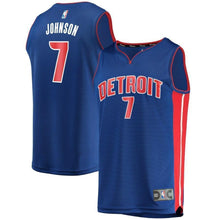 Load image into Gallery viewer, 7-Stanley Johnson Detroit Pistons Jersey - Icon Edition – Blue