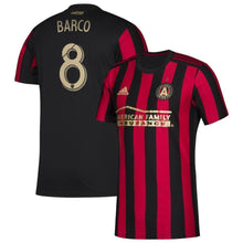 Load image into Gallery viewer, 8-Ezequiel Barco Atlanta United FC 219 Star and Stripes Player Jersey – Red