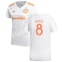 Load image into Gallery viewer, 8-Ezequiel Barco Atlanta United FC Women's King Peach Player Jersey – White