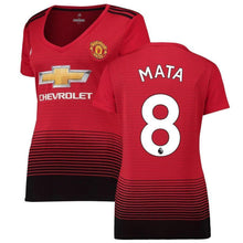 Load image into Gallery viewer, 8-Juan Mata Manchester United Women's 18-19 Home Jersey – Red