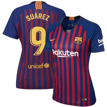 Load image into Gallery viewer, 9-Luis Suárez Barcelona Women's 2018-19 Home Stadium Player Jersey – Blue