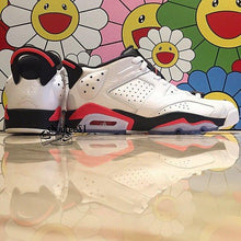 Load image into Gallery viewer, Air Jordan 6 retro low "Black/White"